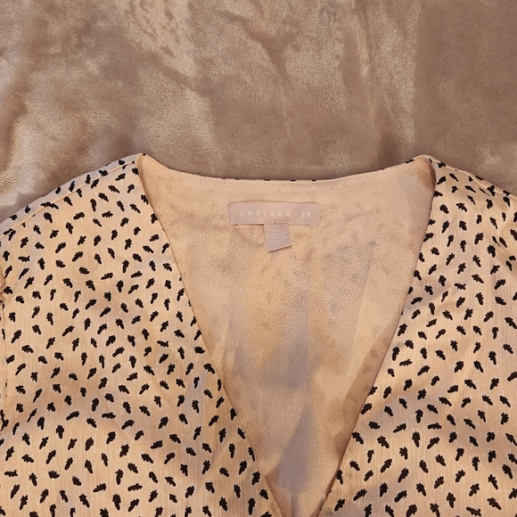 CHELSEA 28 BLACK PINK WISP BUTTERFLY WISP DRESS. NWT - Picture 2 of 3